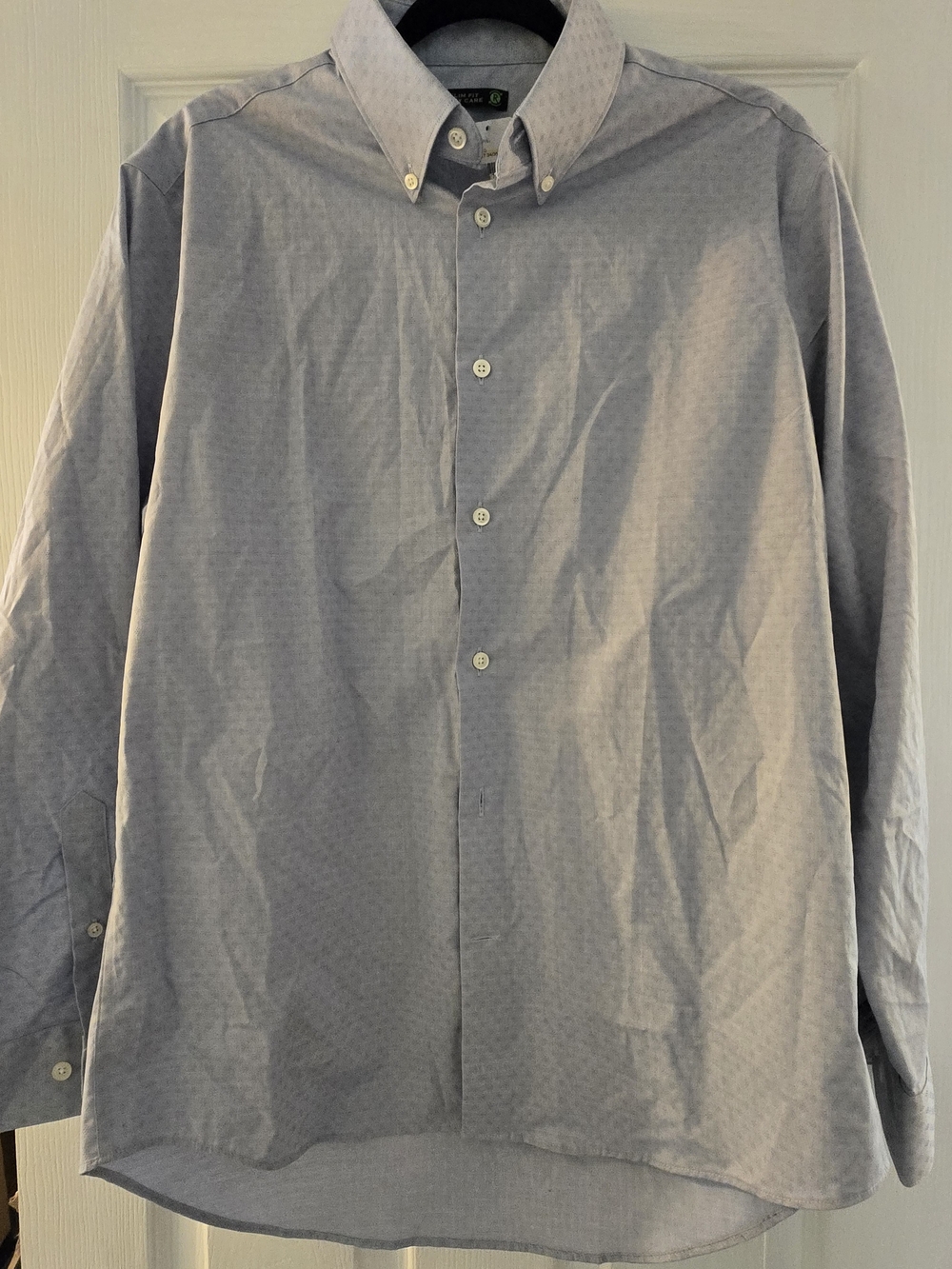 Joseph Abboud Light Blue Button-Down Shirt Jacket